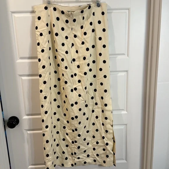 tanya taylor polka dot long skirt L/XL - Picture 6 of 9